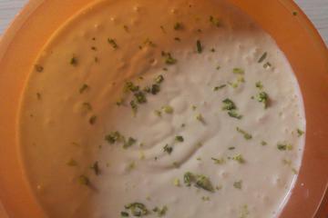 Mousse simples de limão