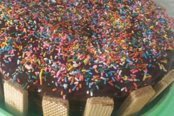 Bolo de chocolate de liquidificador