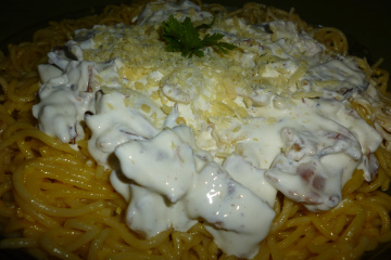 Massa à carbonara