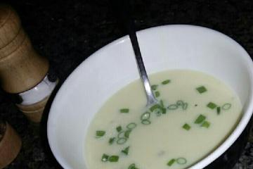 Creme de batata com queijo