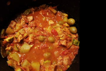 Frango com legumes