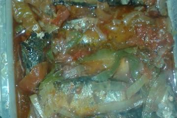 Sardinha na panela de pressão (igual as de lata do mercado)
