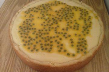 Torta mousse de maracujá