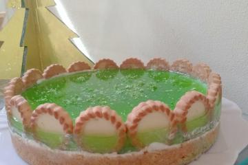 Torta de limão com chocolate branco