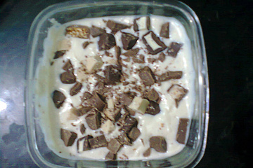 Creme de limão com Bis