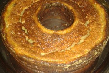 Bolo creme de fubá com ricota