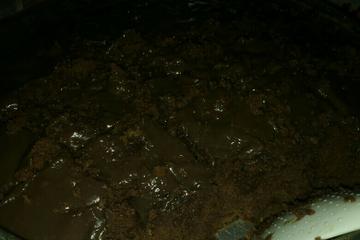 Bolo de chocolate com água