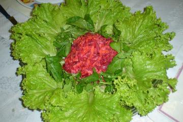 Salada crocante
