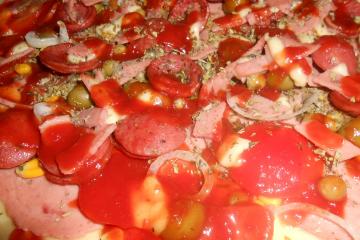 Massa para pizza de liquidificador