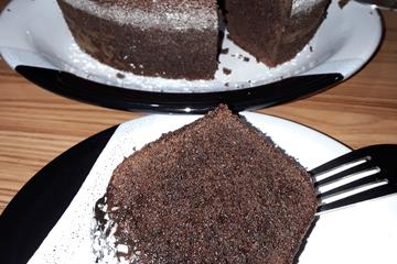 Bolo nuvem de chocolate