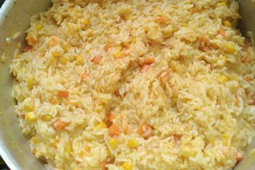 Arroz refogado simples