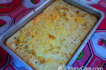 Torta de frango de liquidificador