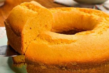 Bolo de Fubá com Farinha de Trigo - Comidinhas do Chef