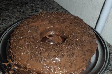 Bolo de chocolate rápido e maravilhoso