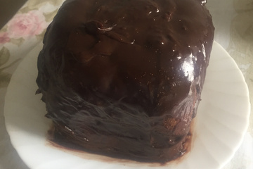 Cobertura de chocolate com leite condensado