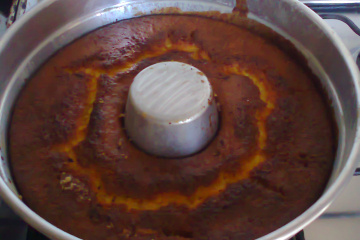 Bolo de fubá e milho