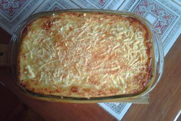 Escondidinho de bacalhau diferente