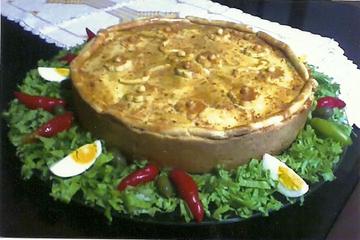 Torta salgada de frango