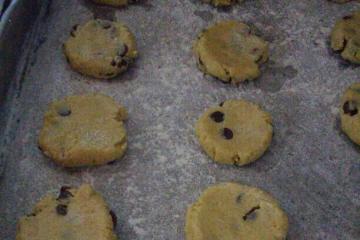 Biscoito de aveia com gotas de chocolate