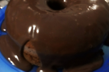 Cobertura de chocolate com leite condensado