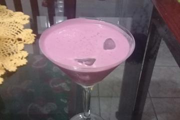 Batida de suco em pó