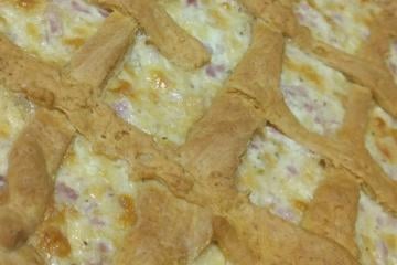 Torta salgada 2 recheios