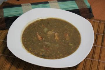 Lentilhas com linguiça