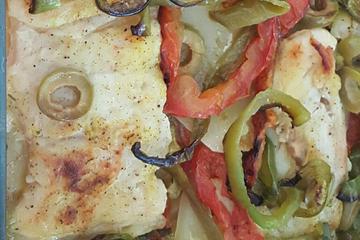 Filé de panga ao forno