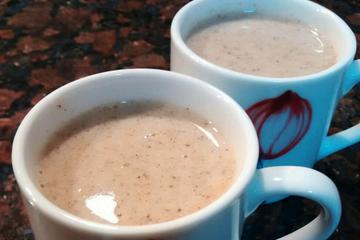 Queimadinha de leite com canela