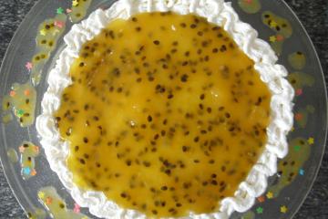 Bolo chiffon de maracujá