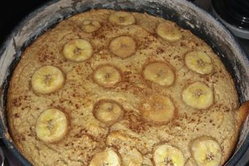 Bolo de banana da terra