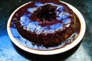 Bolo de Chocolate sem Ovos, Manteiga e Leite, Receita