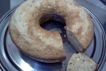 Bolo de castanha de caju