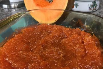 Doce de abóbora com coco