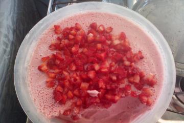 Mousse de morango facílimo