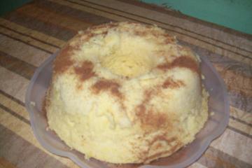 Bolo de fubá para microondas