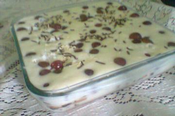 Meu pavê de coco e chocolate