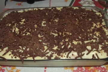 Pavê de bolacha champagne