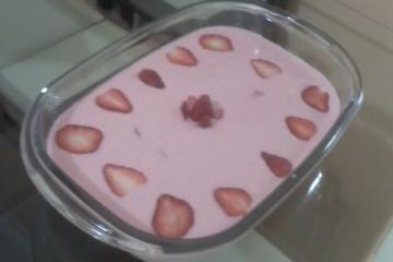 Mousse de morango