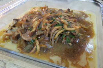 Filé mignon ao molho de shitake