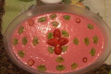 Mousse de morango facílimo