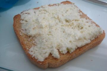 Patê rápido de queijo coalho