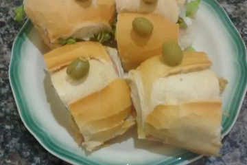 Lanche de lombo canadense