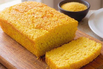 Pão de cuscuz fofinho, nutritivo e sem glúten feito no forno ou na airfryer