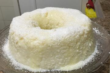 Bolo de tapioca cremoso (não vai ao forno)