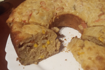 Torta de sardinha ou atum econômica