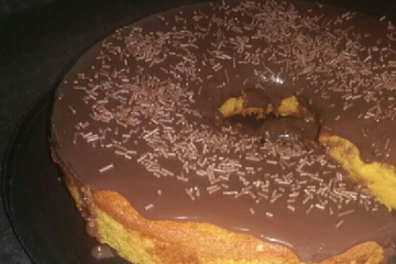 Bolo de cenoura fofinho