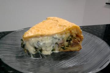 Torta de liquidificador de Brócolis da Élida