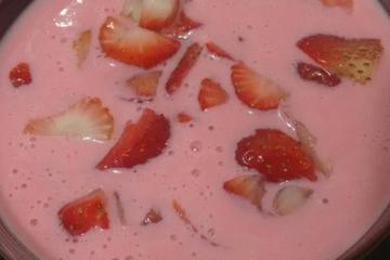 Mousse de morango facílimo