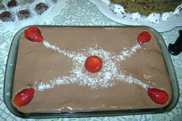 Torta de biscoito de chocolate